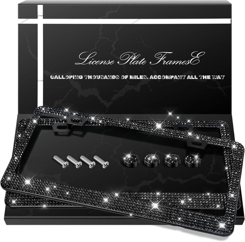 Pack bling license plate - bling,