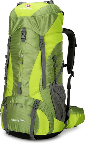 75l hiking backpack with rain - 75l,