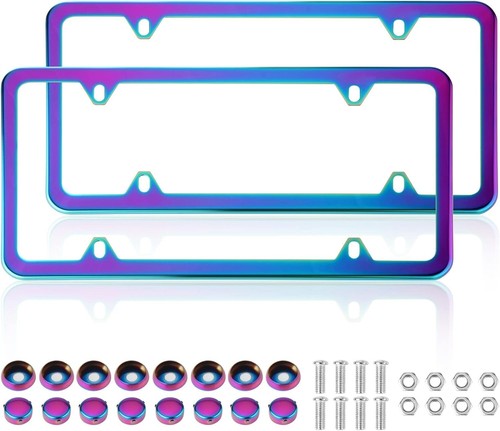 Pack license plate - 2, frames