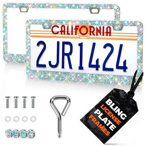 Pack bling license plate - 2,