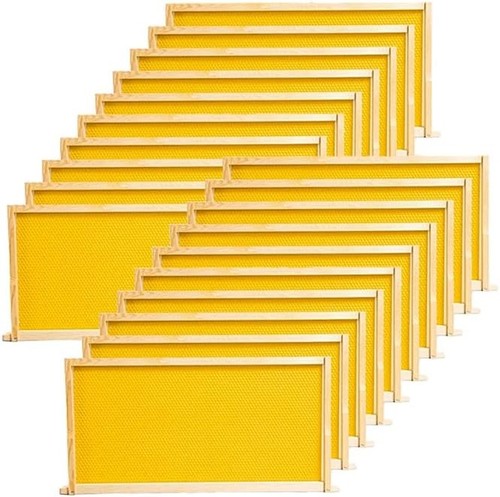 Pack beehive frames waxed - pack,