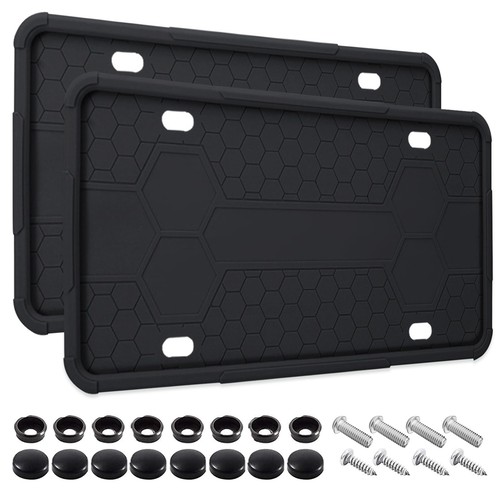 Pack silicone license plate - 2,